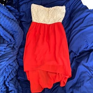 High Low Mini Dress